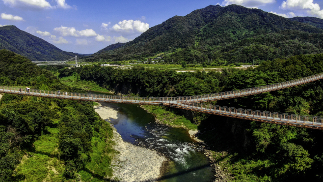 한탄강 Y자출렁다리2