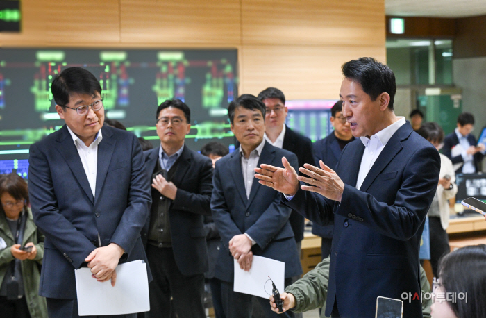 오세훈 시장 서울교통공사 관제센터 방문5
