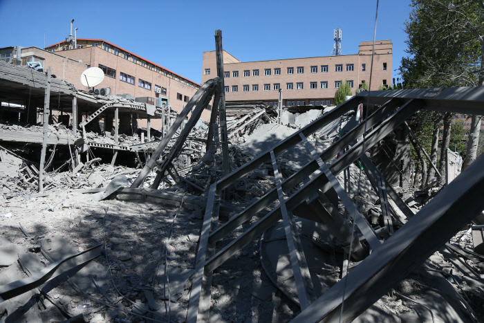 IRAN-TEHRAN-SHARIF UNIVERSITY OF TECHNOLOGY-AIRSTRIKES-AFTERMATH