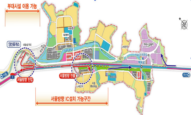 양산사송 하이패스IC 설치 구간_수정