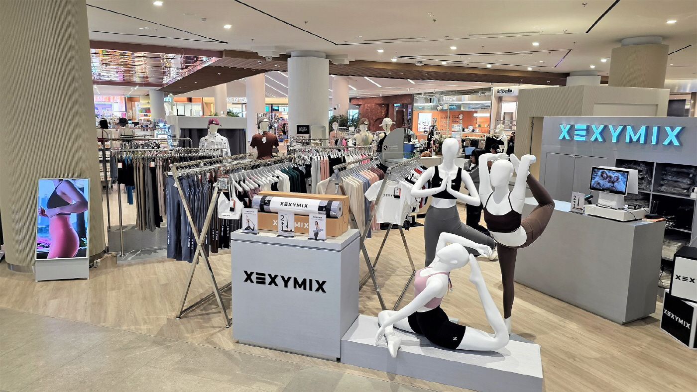 [사진자료]1.젝시믹스, 태국 센트럴 파크 쇼핑몰 팝업 매장 전경