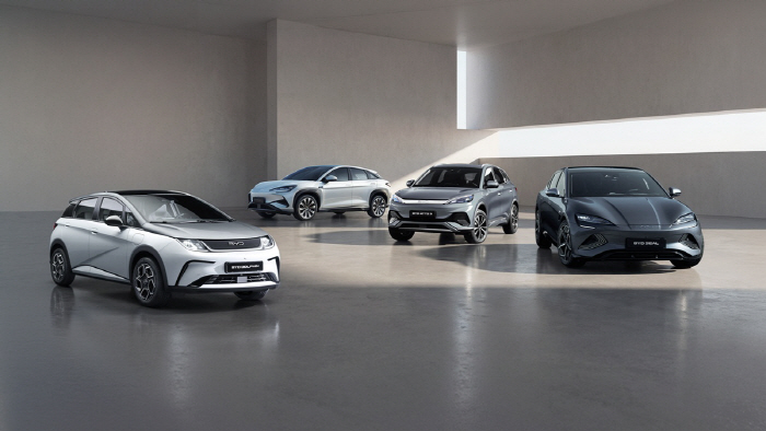 [사진자료] BYD코리아 차량 라인업 - 돌핀, 씨라이언7, 아토3, 씰