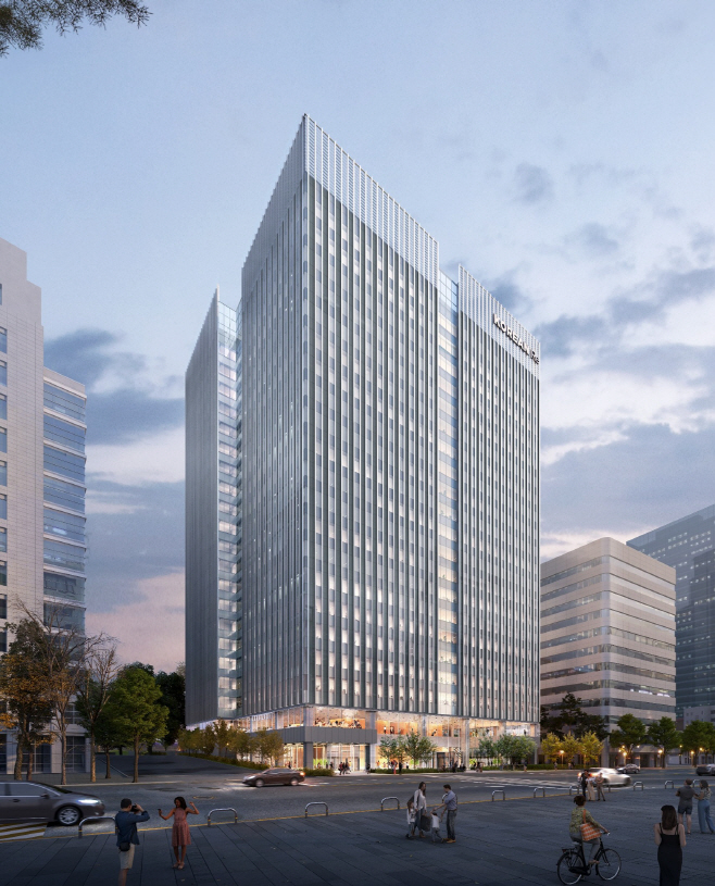 DL이앤씨가 서울 종로구 일대에 짓는 ‘코리안리재보험 신사옥’ 조감도