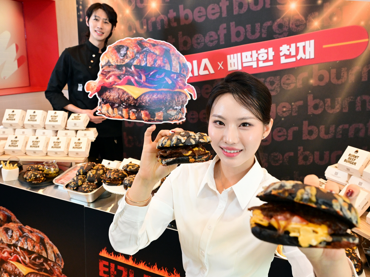 롯데리아, 번트 비프버거 출시-8581
