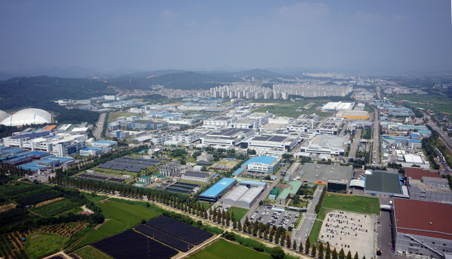 오창과학산업단지 항공사진 3