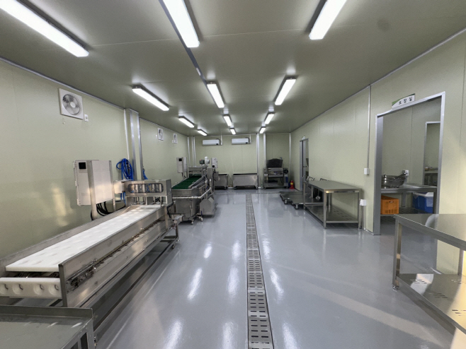 매실가공저장시설 내부