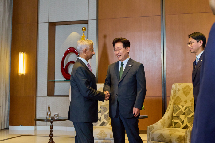 이재명 대통령, 인도 외무장관 접견