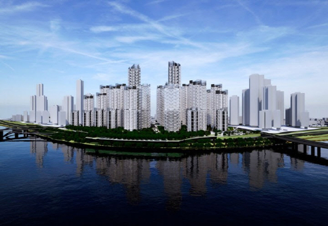 서울 강남구 압구정3구역 재건축 사업 투시도