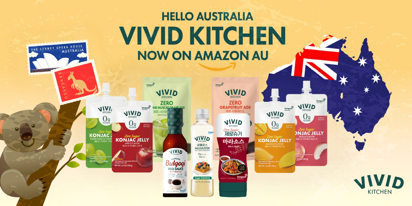 [보도자료] 동원홈푸드 비비드키친, 호주 아마존 입점···글로벌 확장 가속