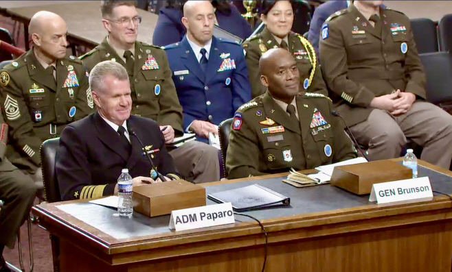 미 상원 군사위 청문회