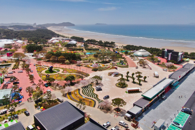 태안국제원예치유박람회 준비현장