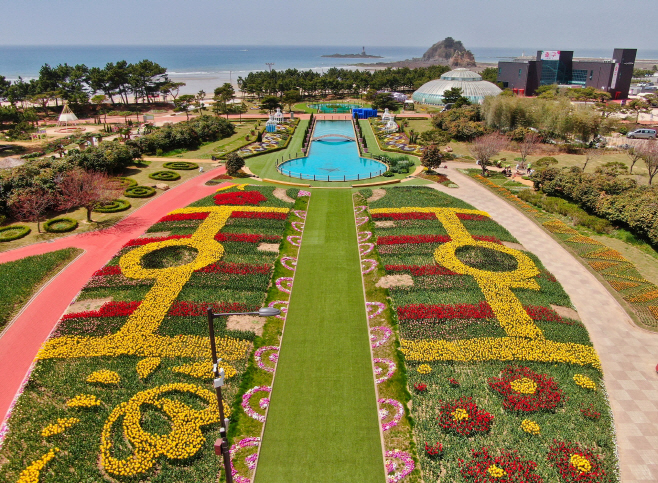 태안국제원예치유박람회 준비현장 모습