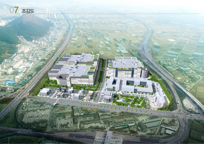 풍유물류단지 조감도