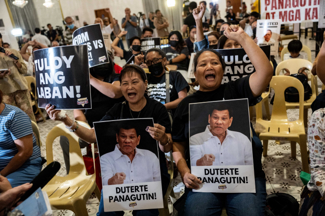 WARCRIMES-PHILIPPINES/DUTERTE-REAX <YONHAP NO-5058> (REUTERS)