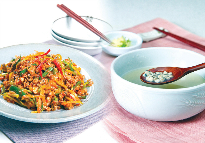 재첩회와 재첩국