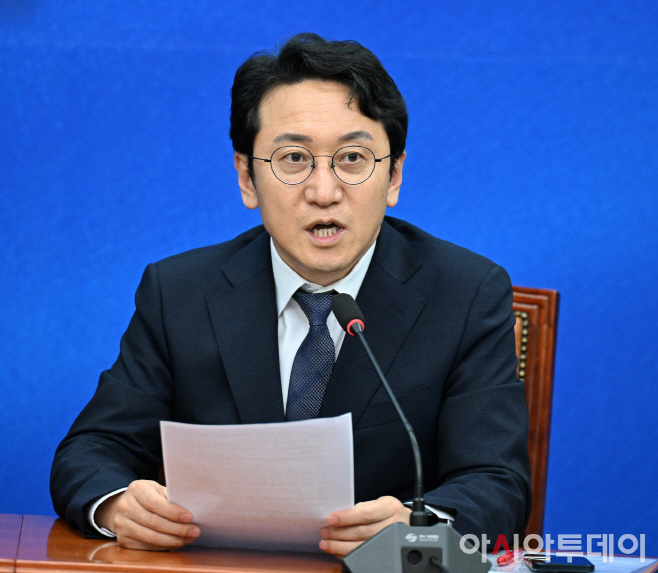 천준호 더불어민주당 원내대표 직무대행 송의주 기자