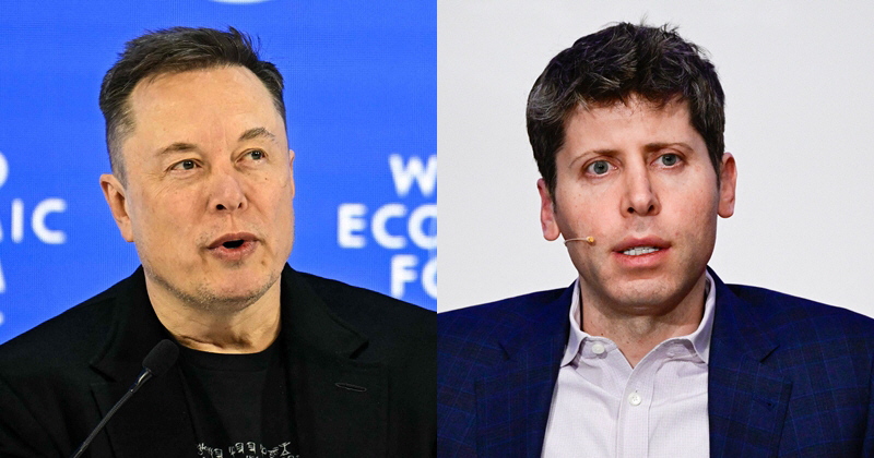 머스크 올트먼 AFP