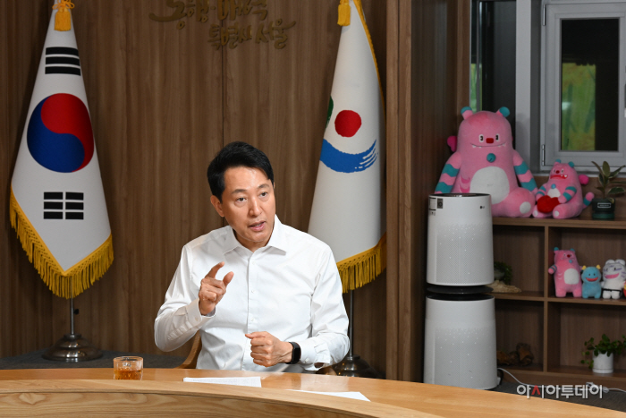 오세훈 서울시장 인터뷰12