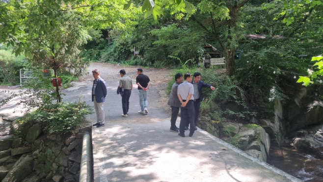 경북도_하천불법점용시설 현장점검