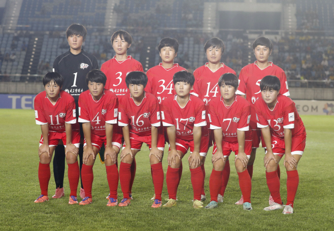 내고향축구단, 북한 선수단으로는 8년 만에 한국...<YONHAP NO-3837>