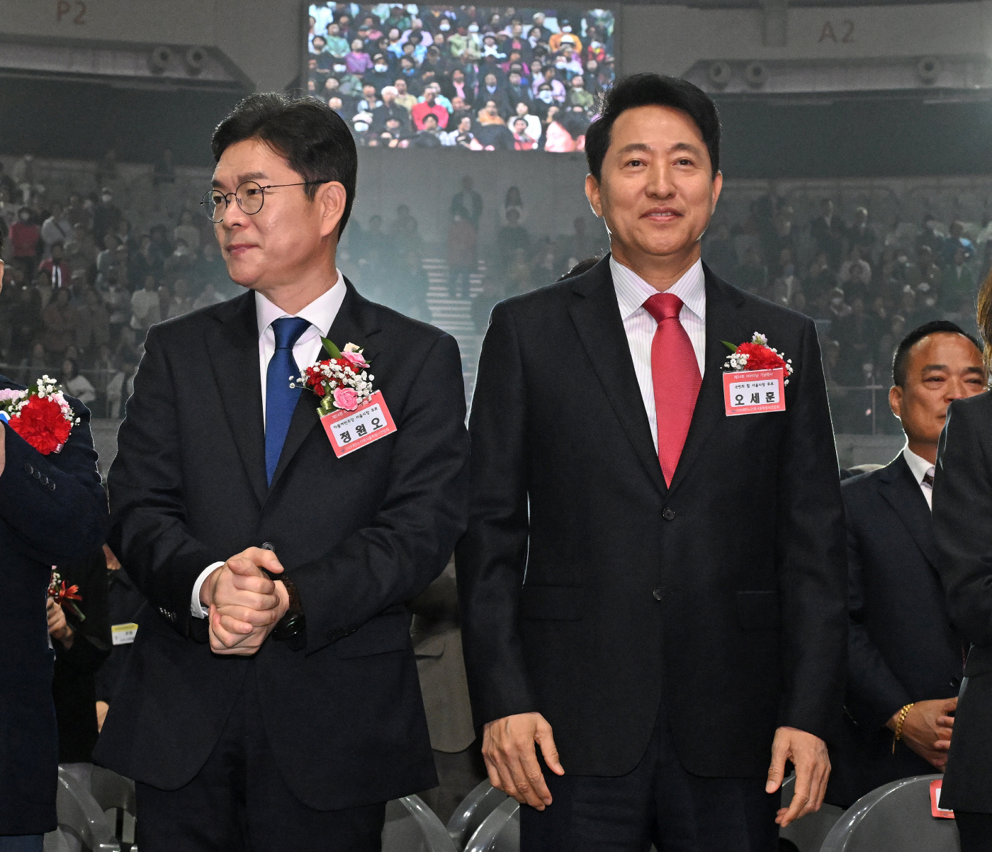 어버이날 기념행사-정원오·오세훈 참석