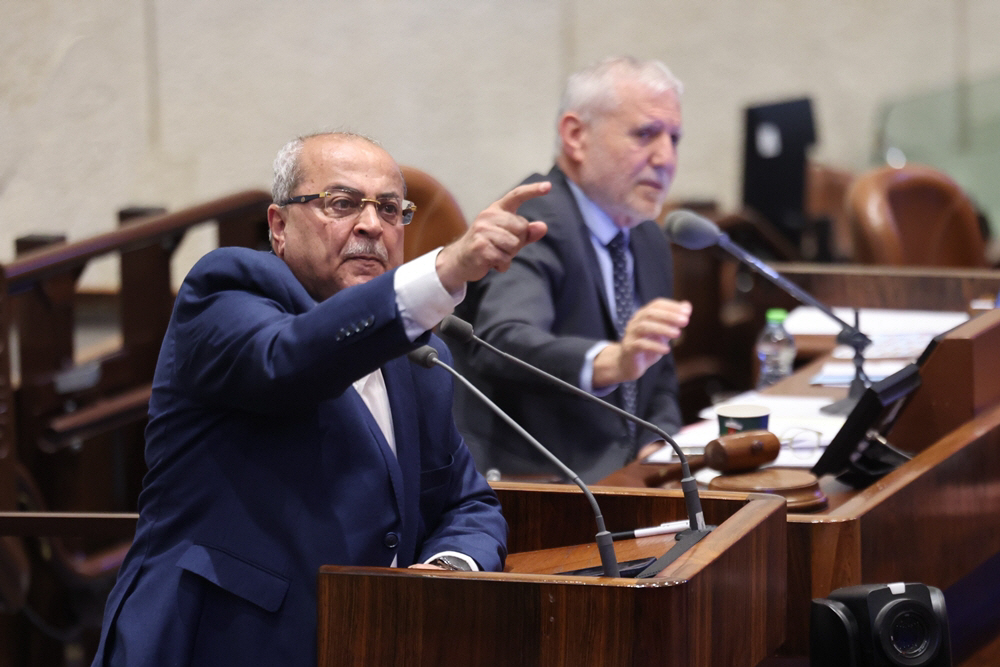 ISRAEL PARLIAMENT <YONHAP NO-0473> (EPA)