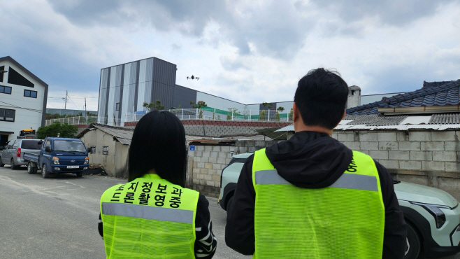 이천시 드론 항공영상 활용한 지적측량 성과 검사 본겯추진