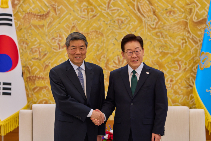 이재명 대통령, 중국 부총리 접견