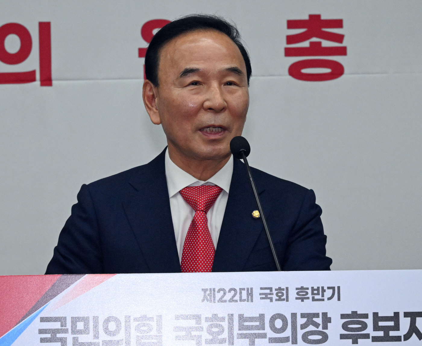 국민의힘, 박덕흠 국회부의장 후보 선출