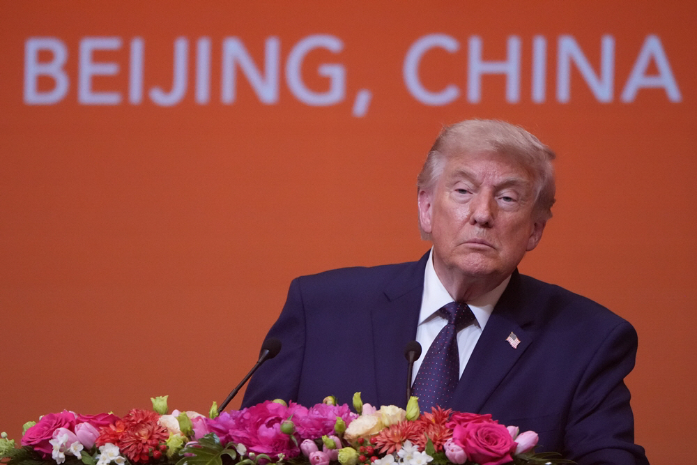 Trump China <YONHAP NO-8867> (AP)