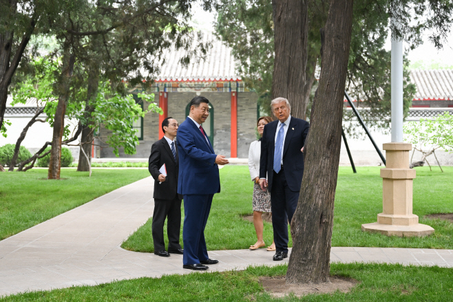 CHINA-BEIJING-XI JINPING-U.S.-TRUMP-PRIVATE MEETING (CN)