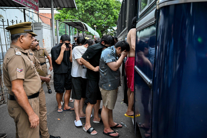SRI LANKA-CYBERCRIME-SCAM <YONHAP NO-3889> (AFP)