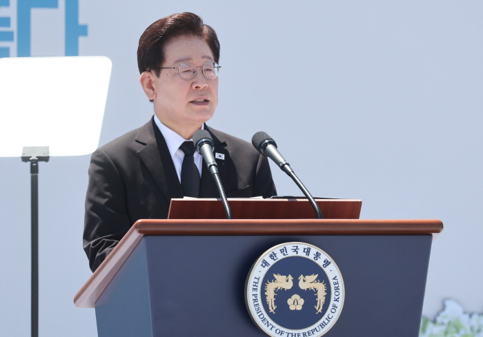 이재명 대통령, 5·18 기념사