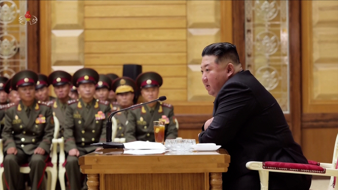 김정은, 전군 사ㆍ여단 지휘관 회합 소집<YONHAP NO-6836>