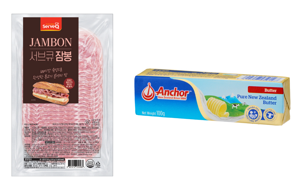 사진. 서브큐 신제품 ‘서브큐 잠봉’과 ‘앵커버터 100g’ 소포장 제품