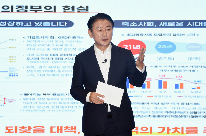 첨부2_의정부역세권사업을 설명하는 김동근 의정부시장