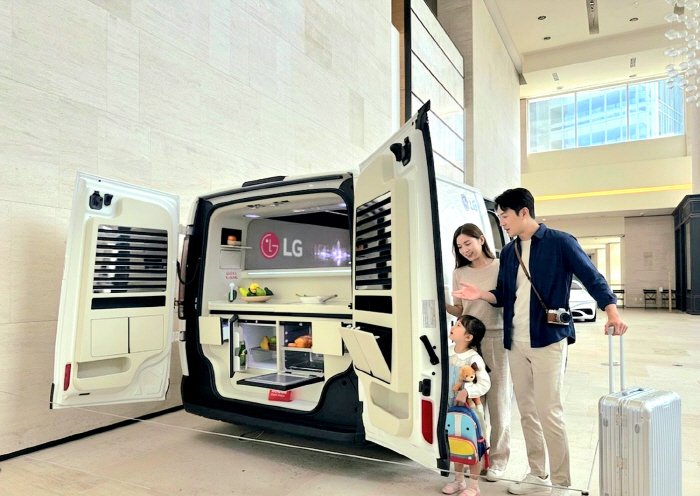 [사진 3] AI 가전 품은 모빌리티로 차박도 내 집처럼 편안하게 LG전자, AI 모빌리티 슈필라움 고객 접점 확대