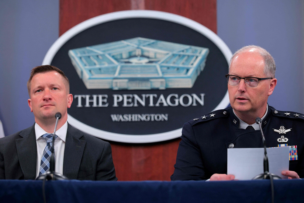 US-PENTAGON-PRESS-CON... <YONHAP NO-0369> (Getty Images via AFP)