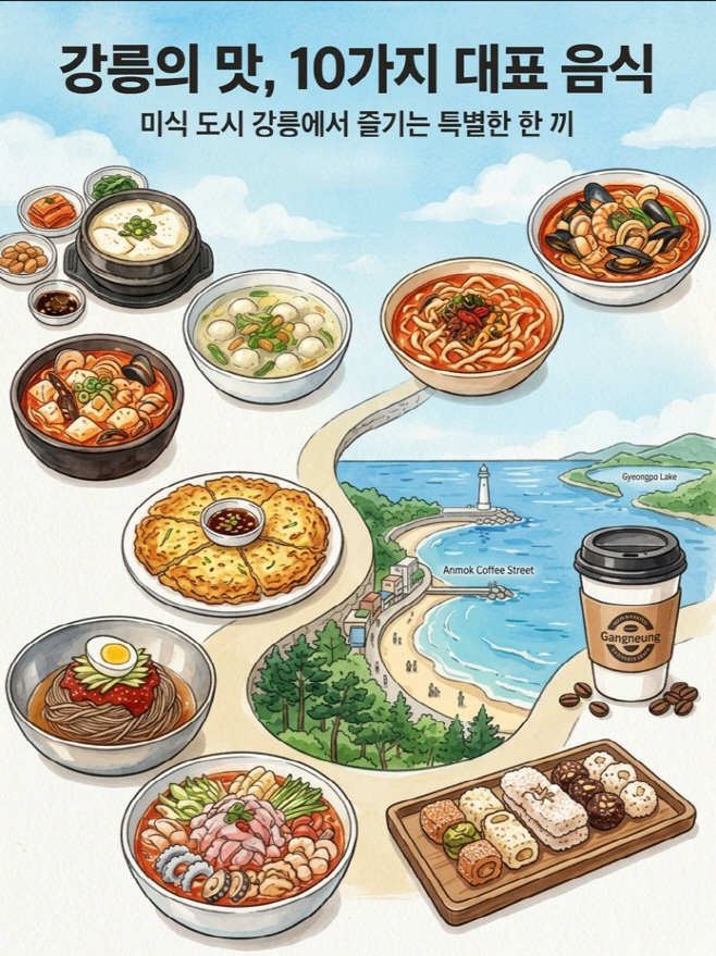 '강릉 대표음식 10선'