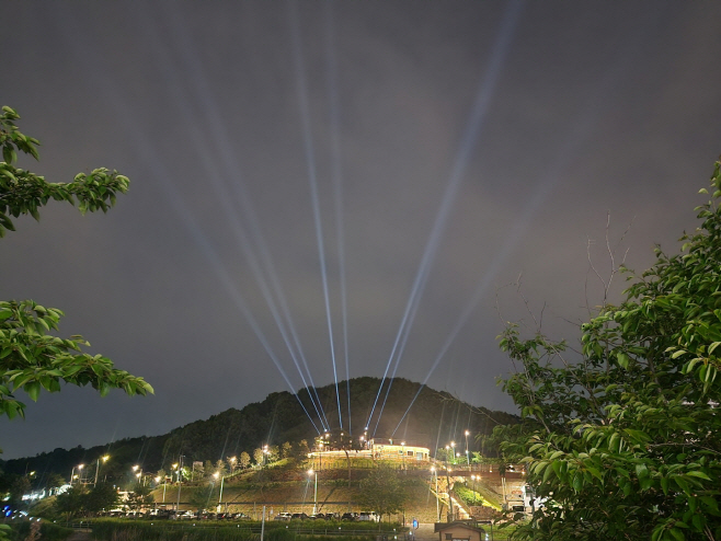 보도자료1-1 따오기문화공원 야간경관 전경