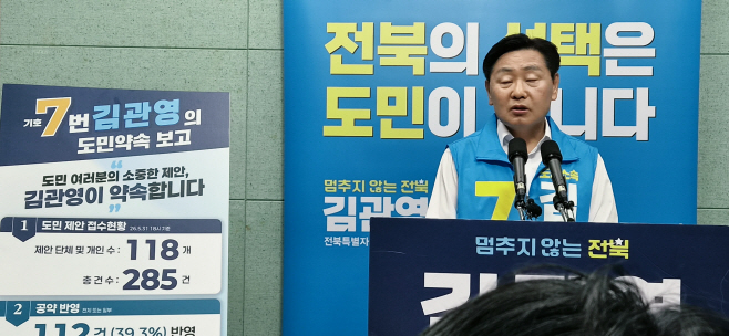 김관영 오늘