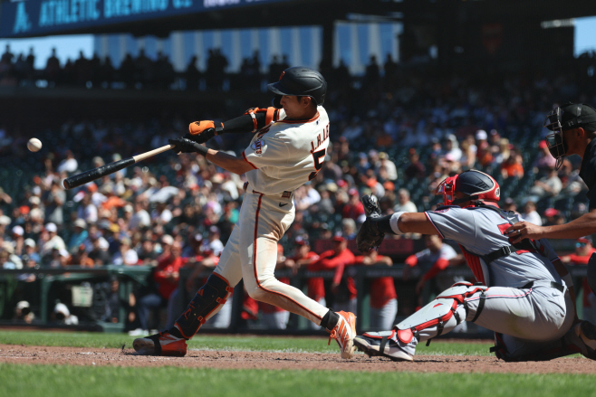 Nationals Giants Baseball