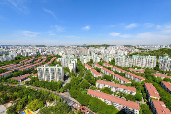 서울 양천구 목동 일대 '목동신시가지 아파트' 전경