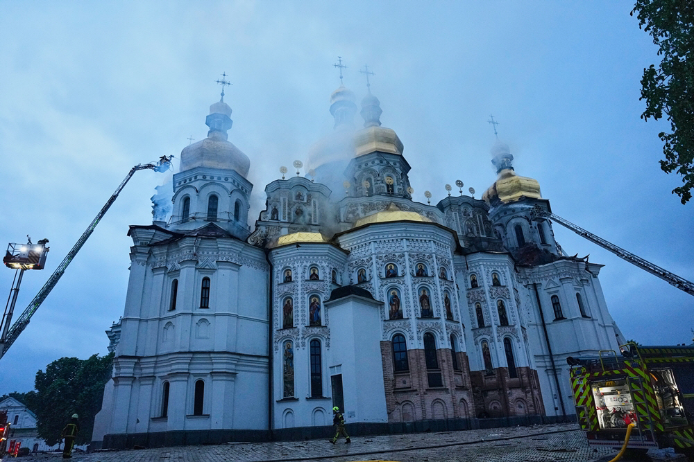 Russia Ukraine War <YONHAP NO-8333> (AP Photo/Efrem Lukatsky)