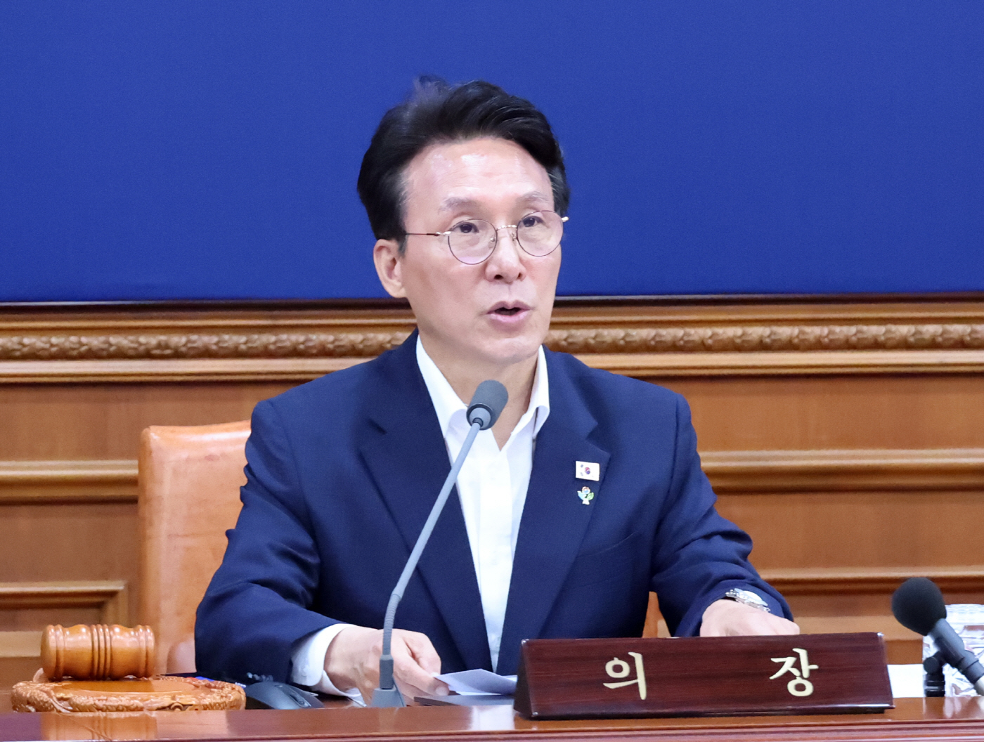 단호한 대처 지시하는 김민석 국무총리<YONHAP NO-4598>