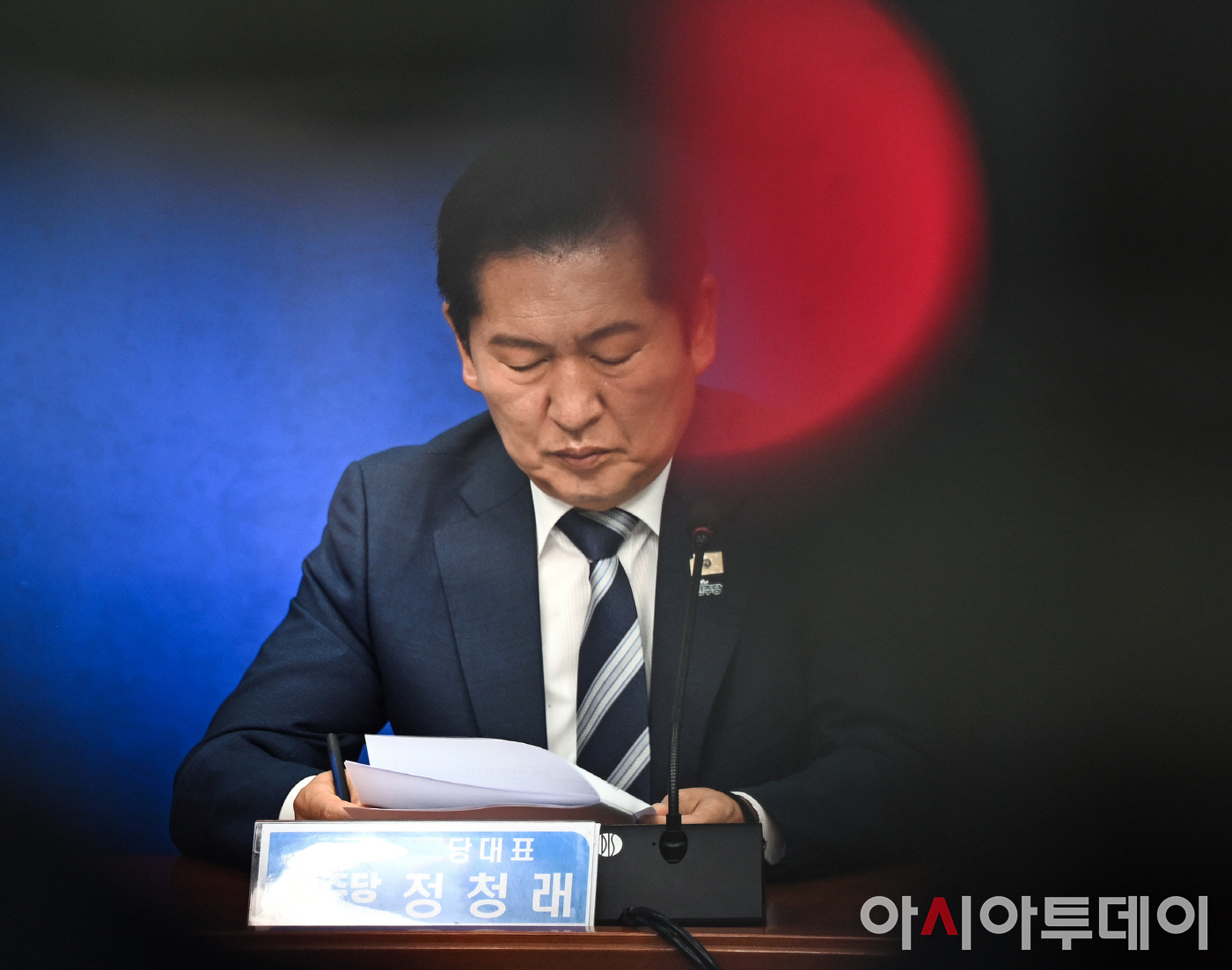 [포토] <b>정청래</b>, 8월 <b>전대 준비</b> 본격화