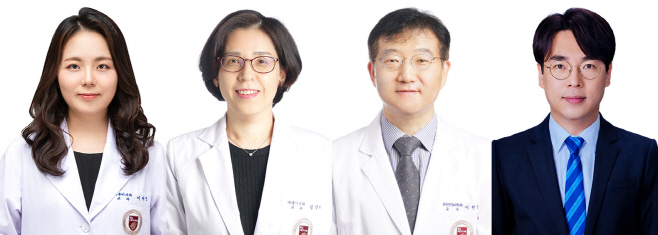 [사진자료] 고려대 안산병원 이다영 교수, 고려대 안산병원 김난희 교수, 고려대 안암병원 이헌정 교수, 선문대학교 이정빈 교수