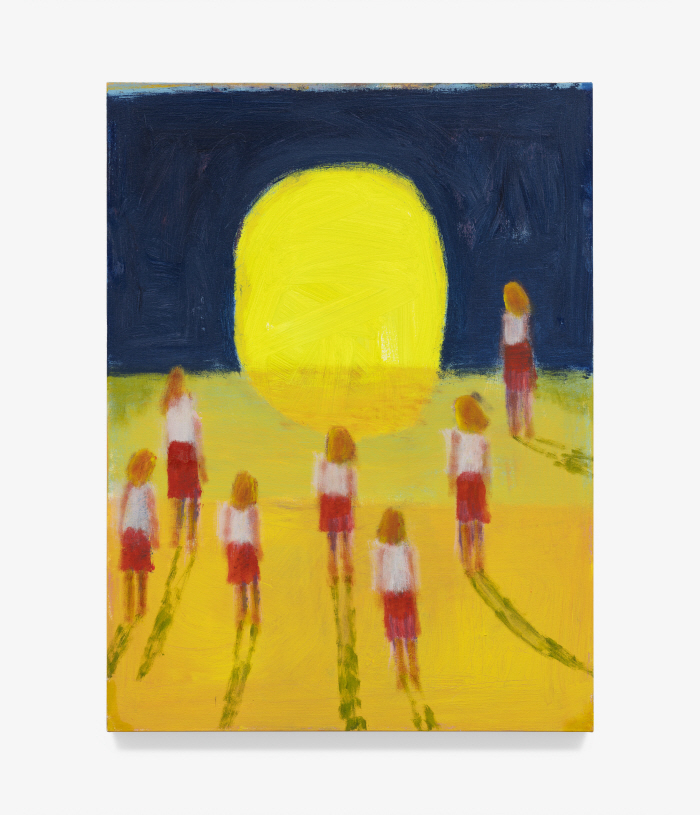 5. [갤러리현대] 캐서린 브래드포드, Greeting the Sun, 2023, 캔버스에 아크릴릭, 101.8 × 76.1 cm