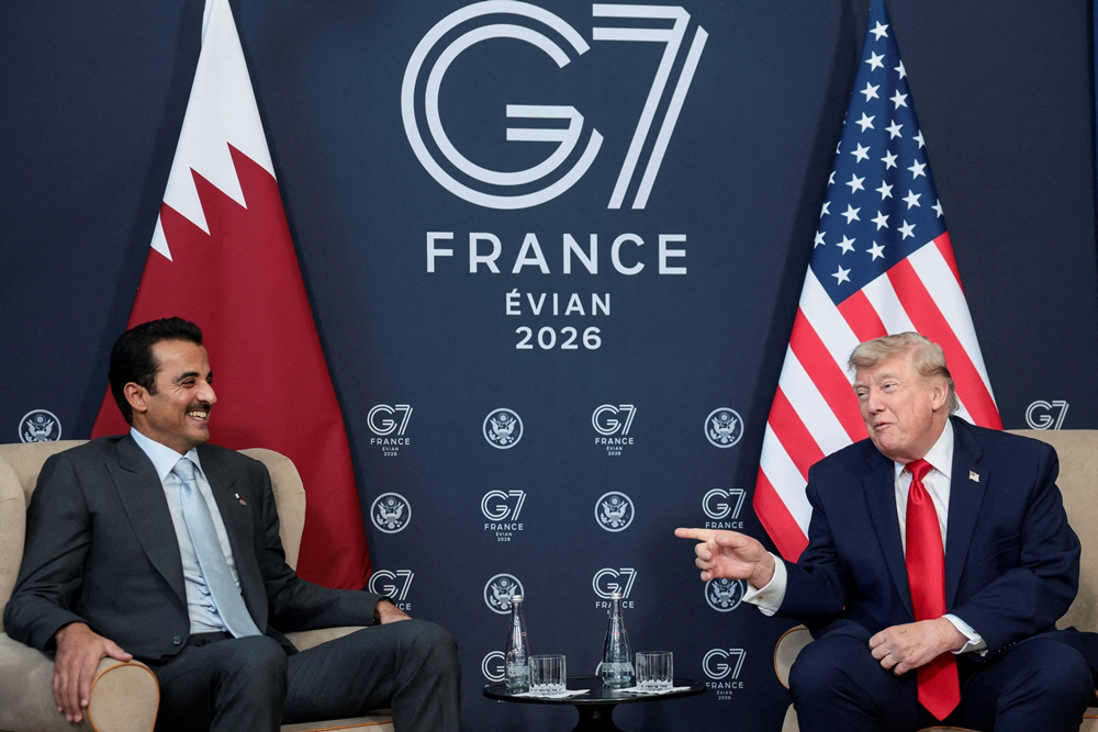 G7-SUMMIT/TRUMP <YONHAP NO-6917> (REUTERS)