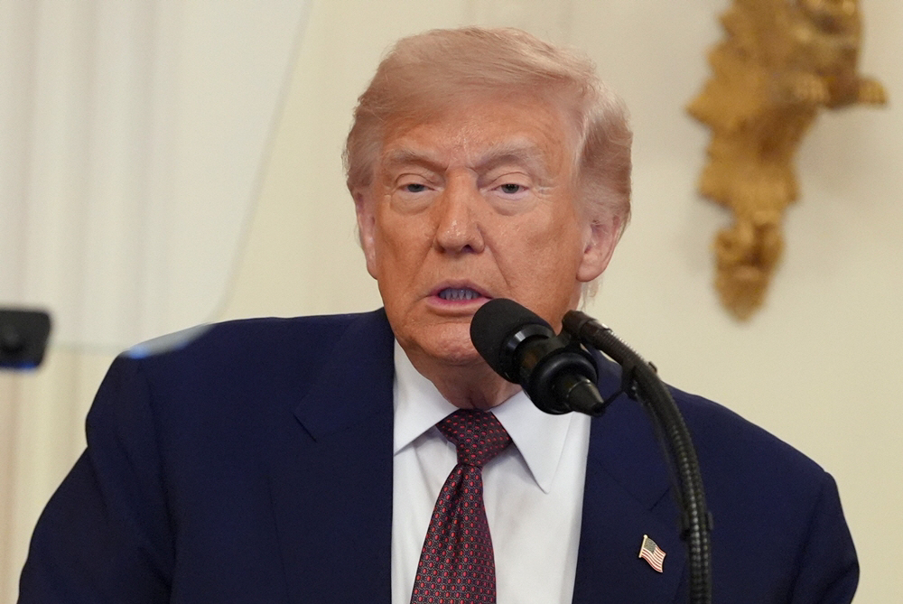Trump <YONHAP NO-4192> (AP Photo/Jacquelyn Martin)